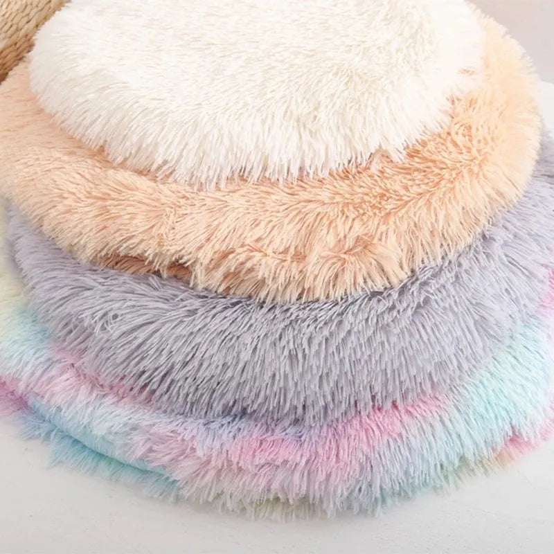 Round Cat Bed Mat Pet Sleeping Bed For