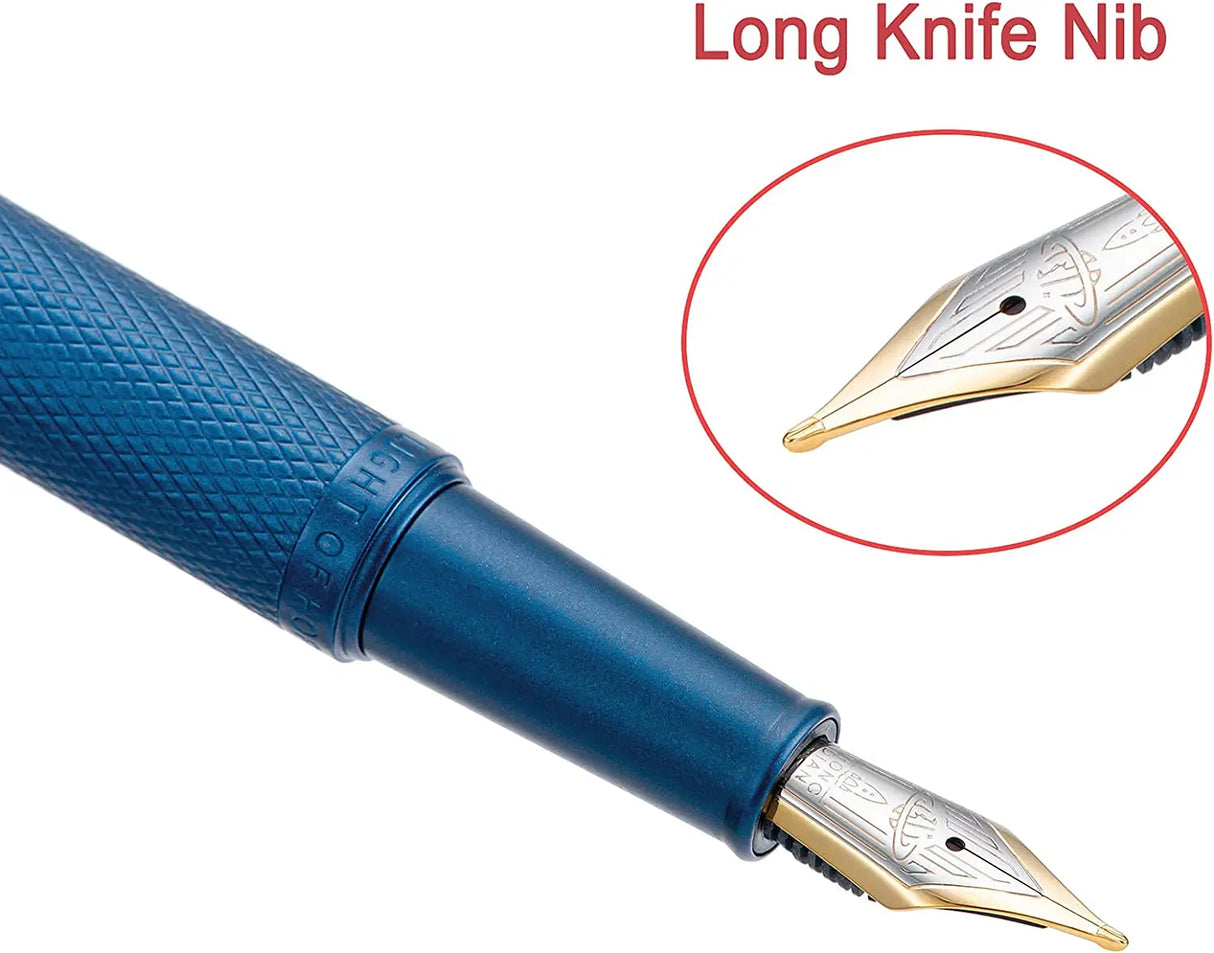 New Hongdian Dark Blue Forest Metal Fountain Pen