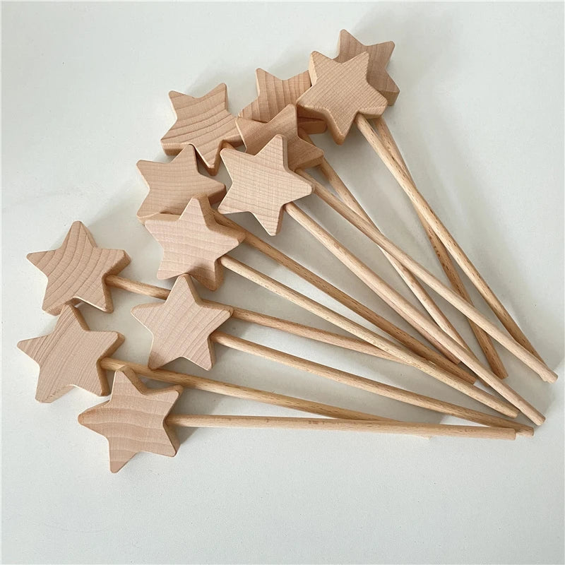 Large Wooden Rainbow Stacker Blocks Nordic Toys Loose