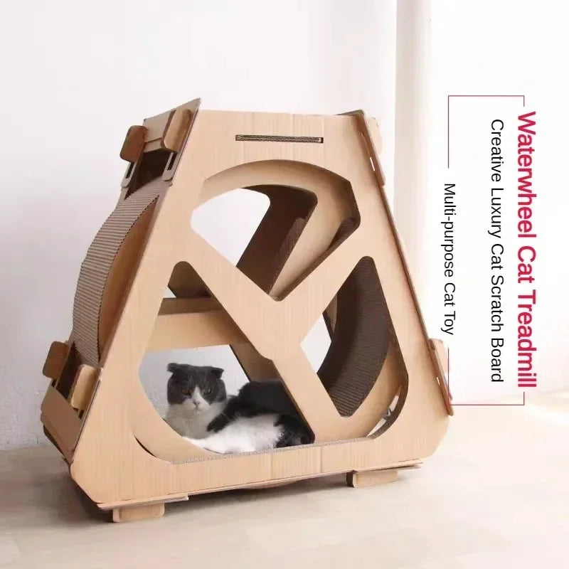 Treadmill Roller for Cat Exercise, Indoor Running Wheel,