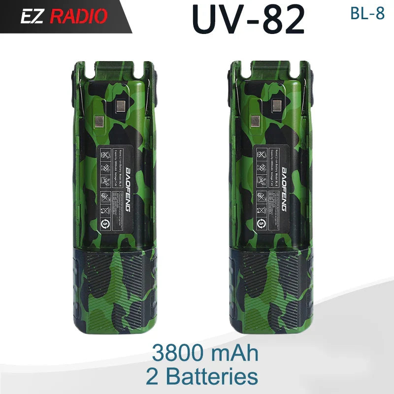 Baofeng UV 82 Battery BL-8 Walkie Talkies Ham