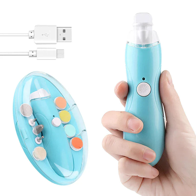 Electric Baby Nail Trimmer USB Charging Kids Infant