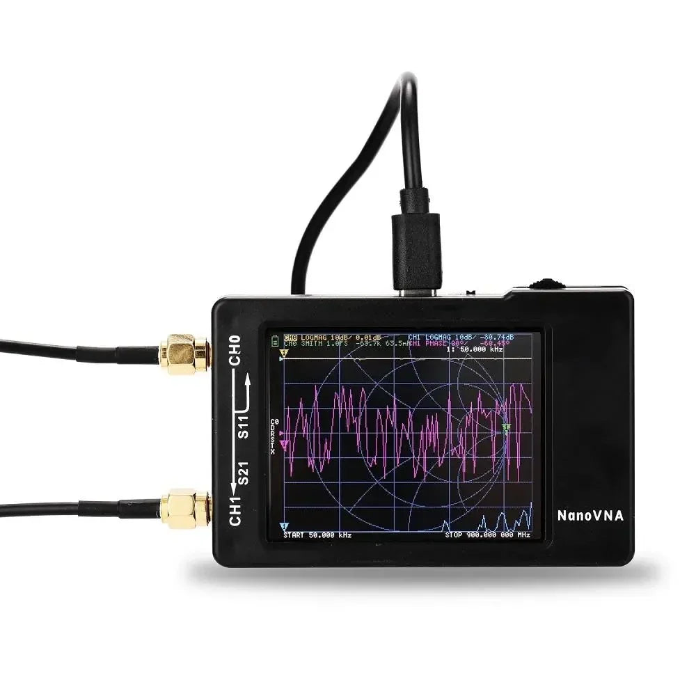 NanoVNA Vector Network Antenna Analyzer 2.8 Inch 50KHz-1.5GHz