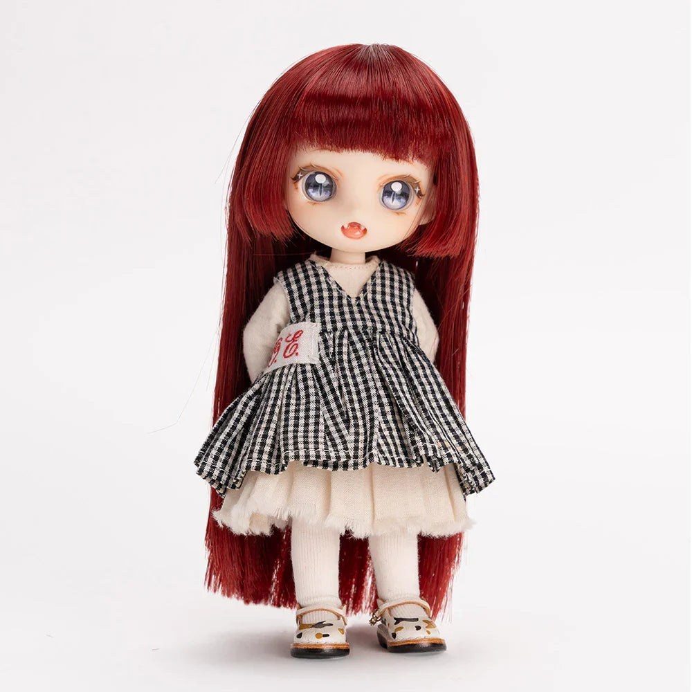 Ob11 Doll Wigs Soft Cute Braid Hair Bangs