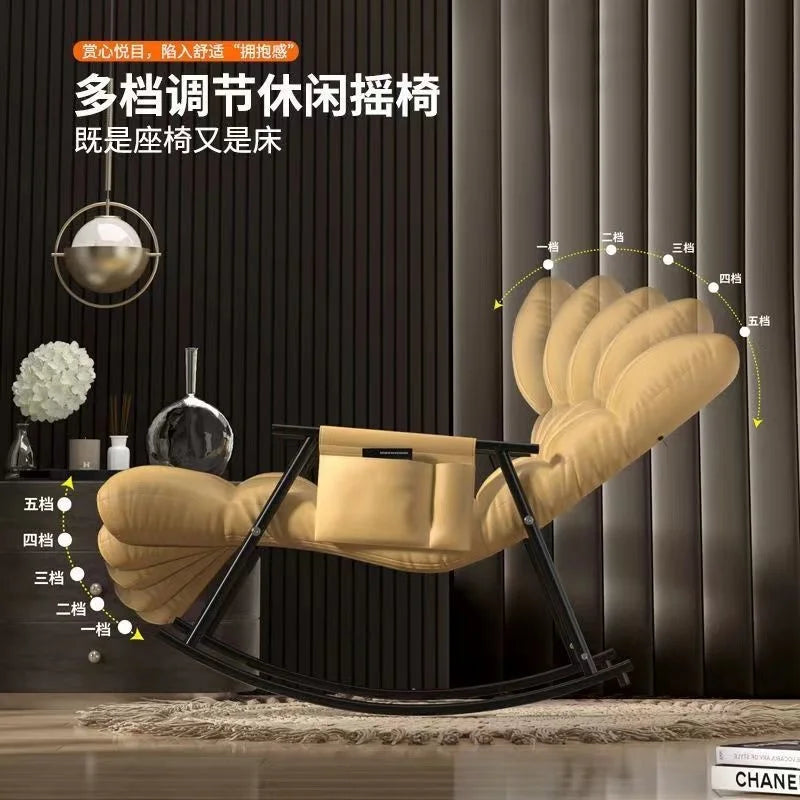 Recliner Nordic Lazy Sofas Rocking Chairs Living Room