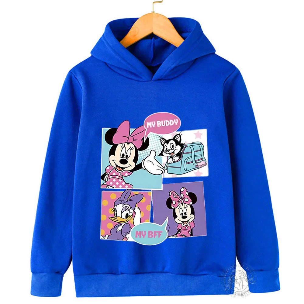 Sweatshirts Manga Anime Mickey Minnie Mouse Hoodie Kid