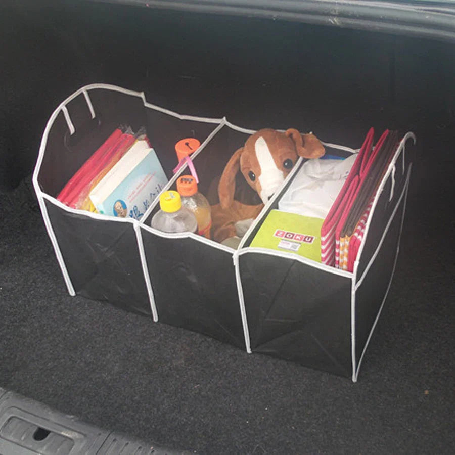 Car Multi-Pocket Trunk Organizer Large Capacity Folding Storage