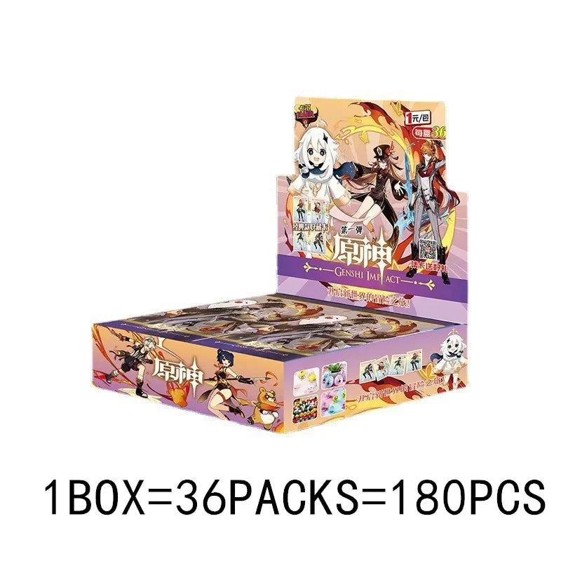 Game Anime Genshin Impact Rare Collectible Card Toy