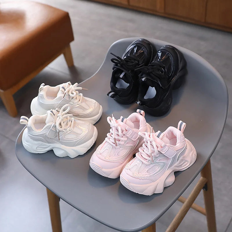 Children Spring Autumn New Sneakers Kid's Mesh Breathable