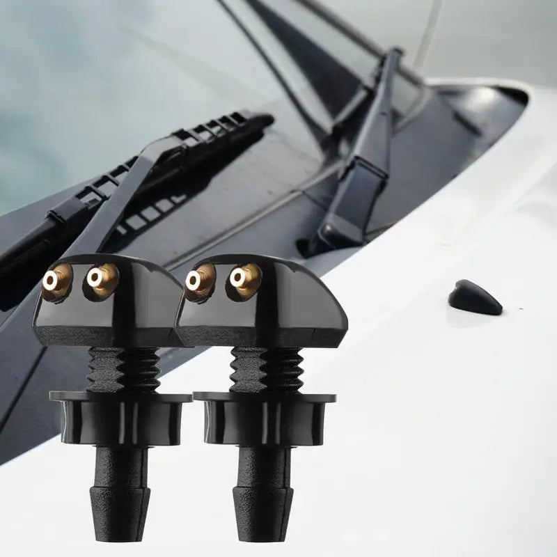 1 Pair Car Front Windshield Washer Wiper Nozzle