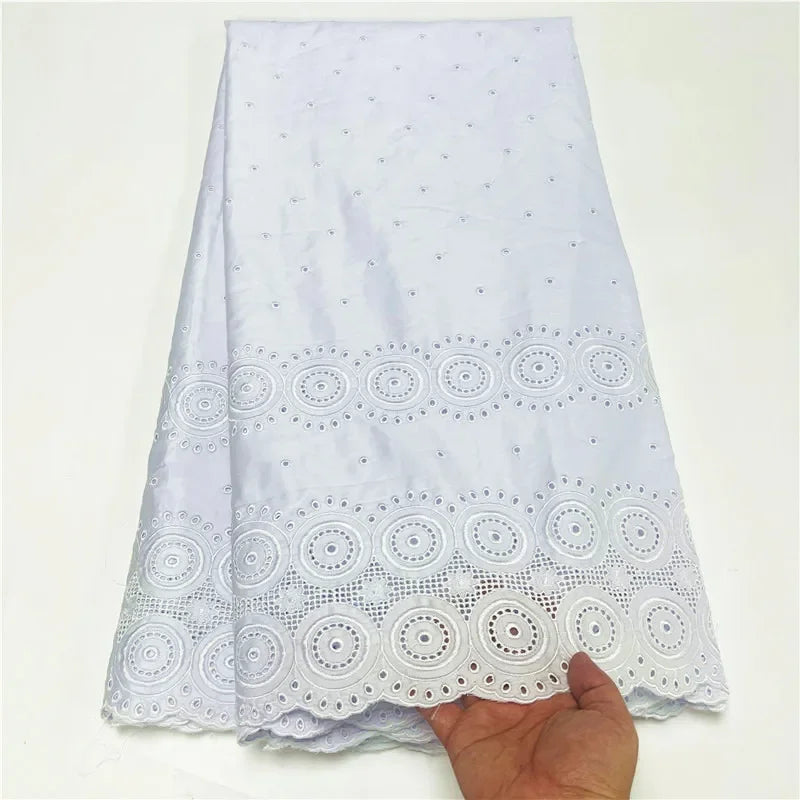 High Quality Swiss Voile Lace In Switzerland 100%