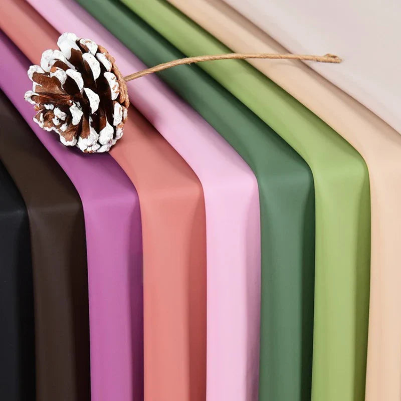 Knitted PU Leather Fabric Matte Finish Four Sided