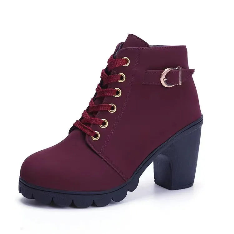 Winter Large Size Jazz Dance Boots High Heels