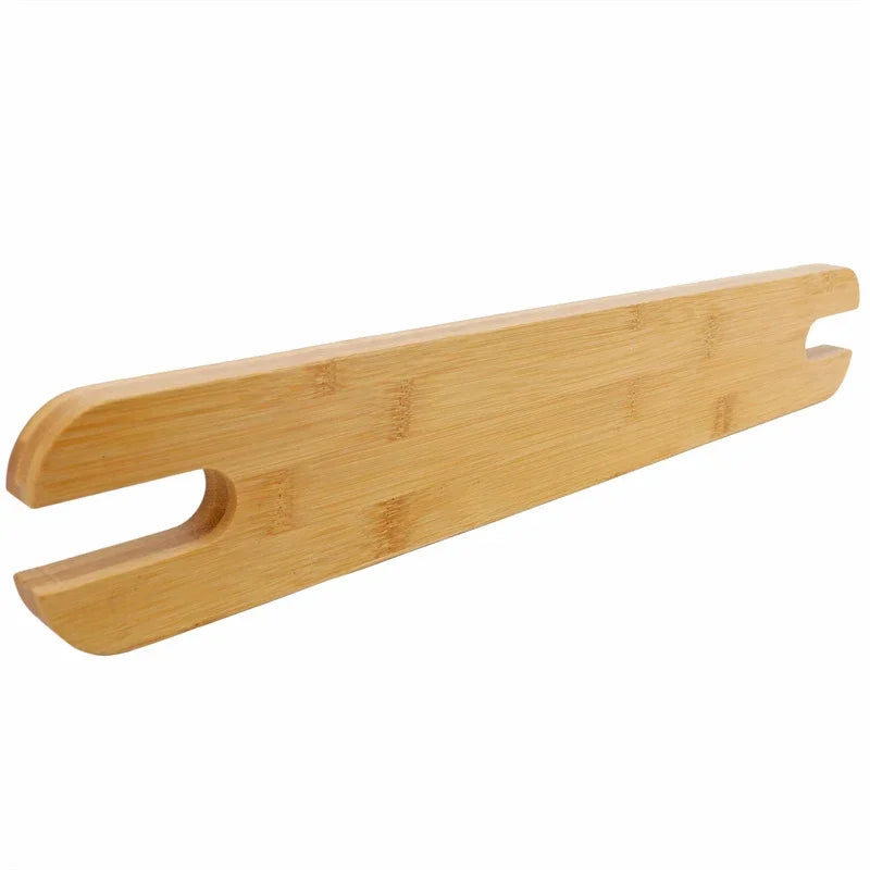 Baby High Chair Footrest Natural Bamboo Wooden Infant