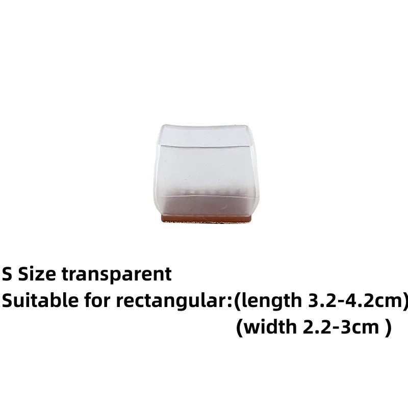 Silicone Chair Legs Non-Slip Pads Furniture Sofa Feet