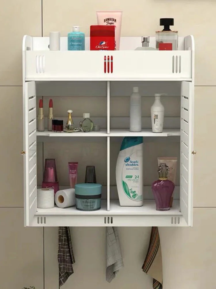 Bathroom Cabinet 38x18x43cm Wall Mounted Bathroom Toilet Furniture