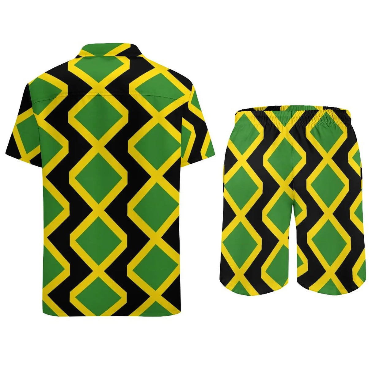 Jamaican Flag Men Sets Jamaica Cushion Aesthetic Casual