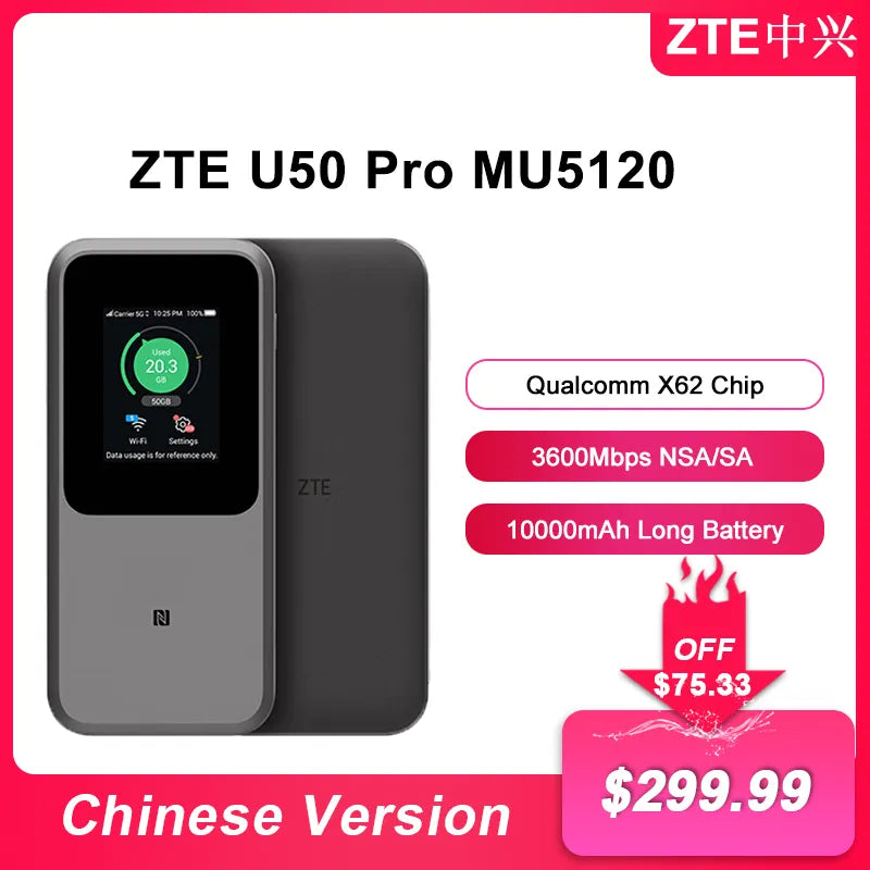 2023 NEW Original ZTE Portable WiFi 5G Router