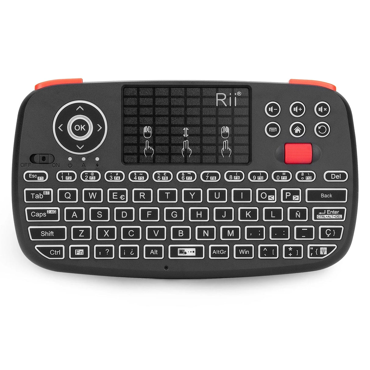 Rii i4 Mini BT Wireless Keyboard With Touchpad