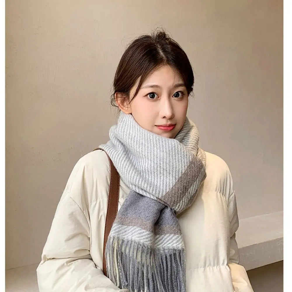 2023 Plaid Wrap Scarve New Vintage Versatile Foulard