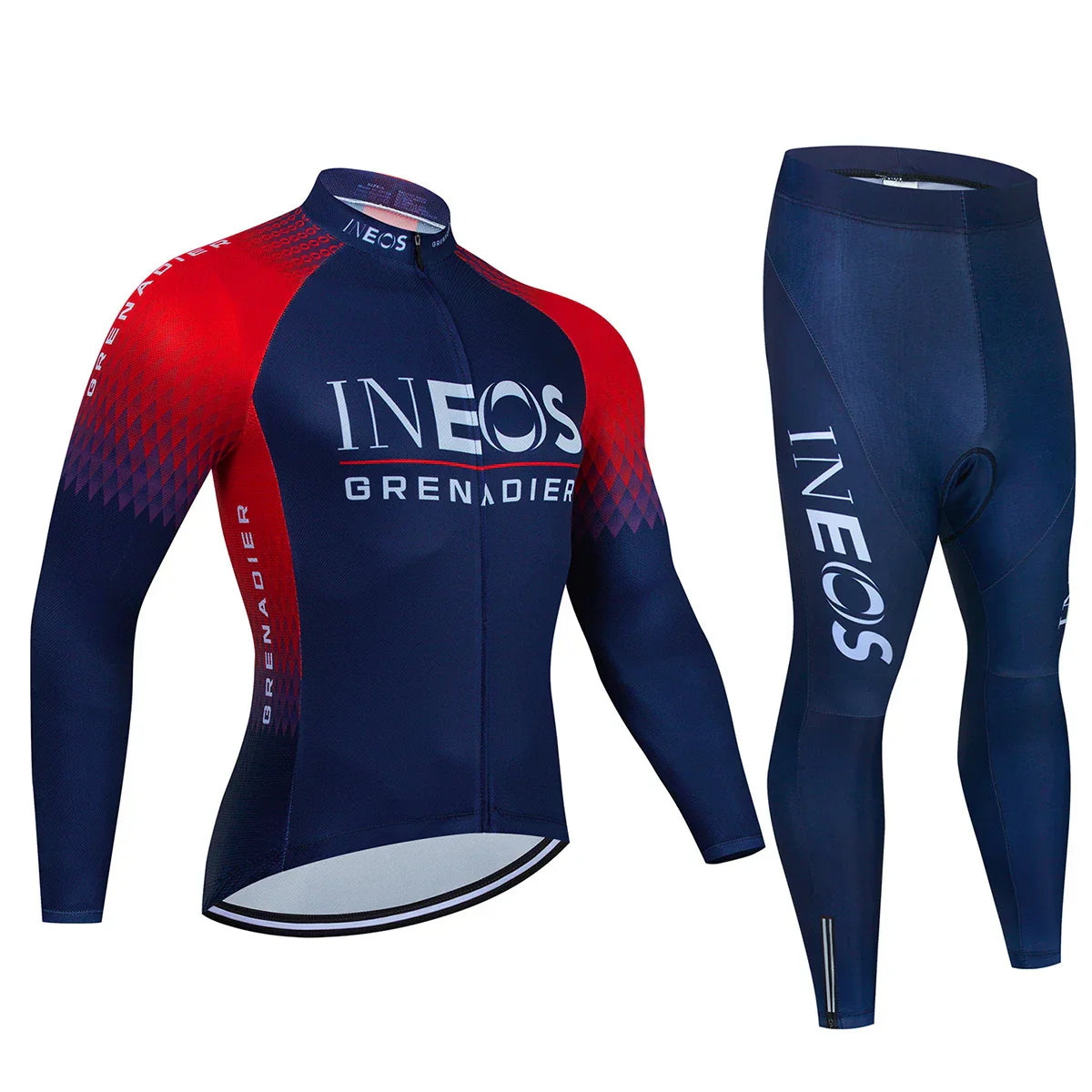 Ineos Grenadier Autumn Cycling Jersey Set Long Sleeve