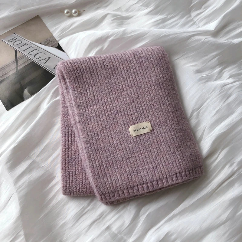 Women Cashmere Scarves Lady Winter Thicken Warm Soft