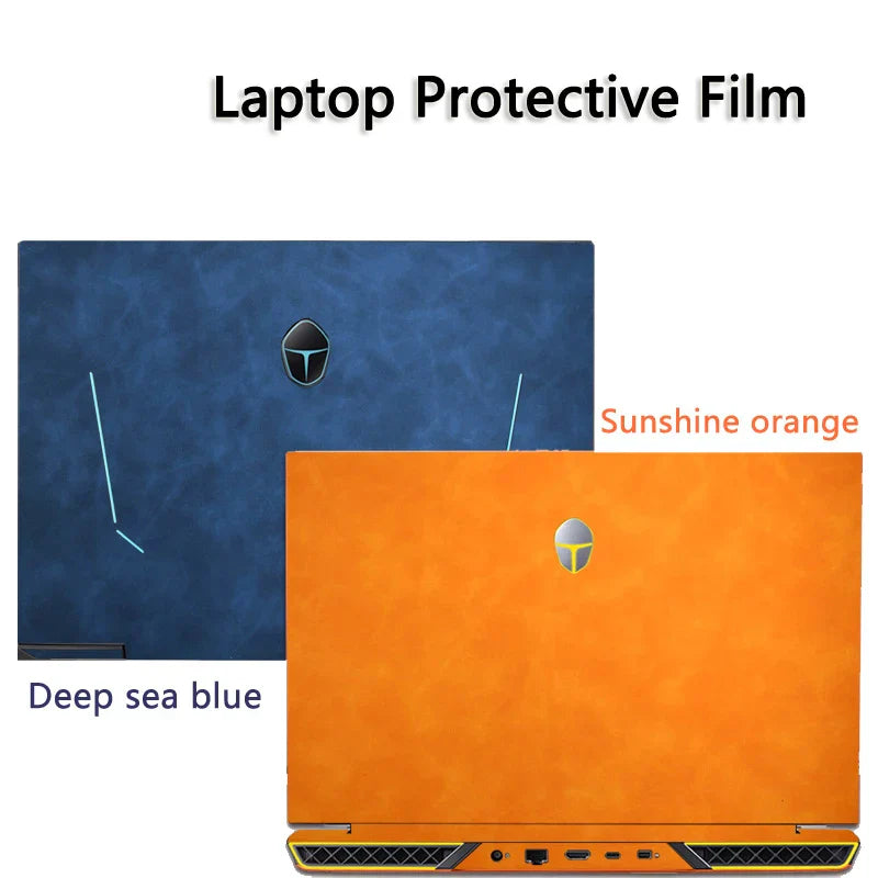 Crazy Horse PU Leather Laptop Sticker Skin Decals