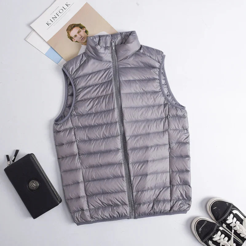 Winter Men Duck Down Vest Plus Size Coat