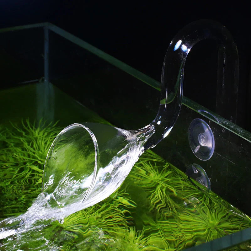 Aquarium Glass Inlet Outlet Skimmer Accessories Lily Pipe