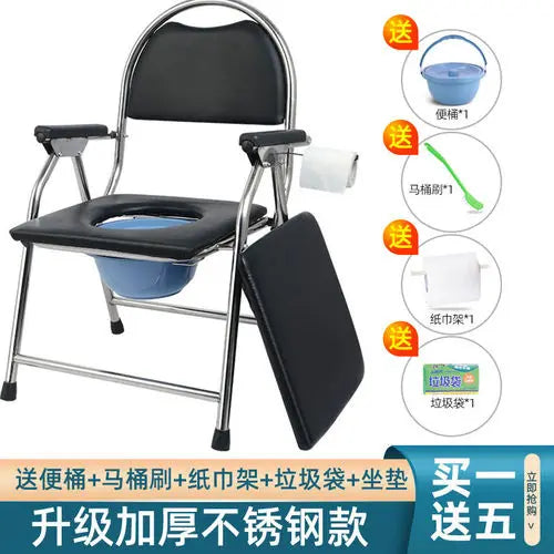 Disabled Stackable Bathroom Chair Space Saving Squatty Potty