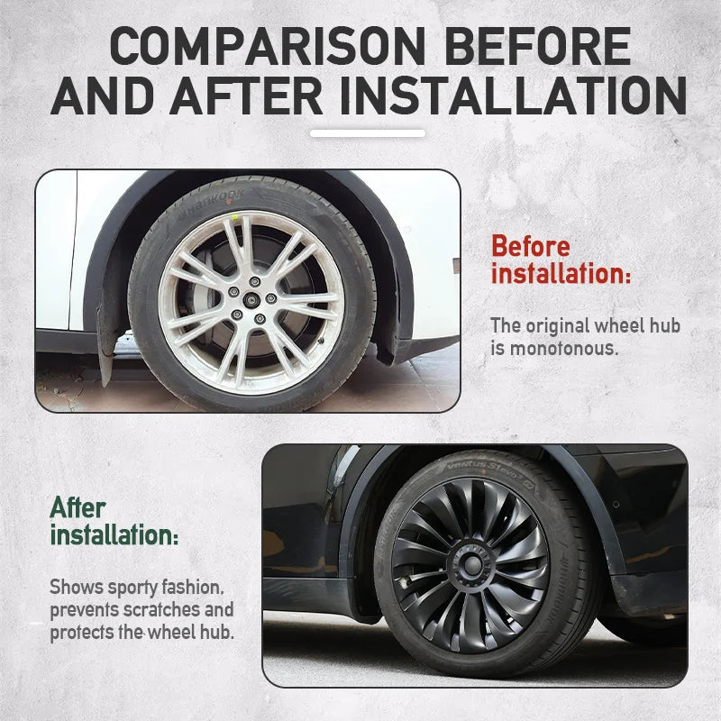 New For Tesla Model Y 19 Inch 4Pcs1Pcs