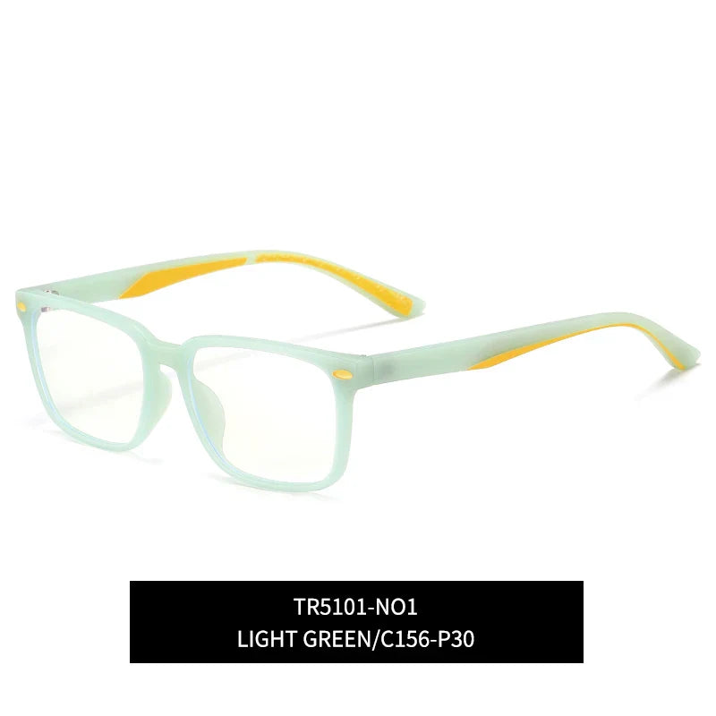 VICKY TR Classic Square Children‘s Sweet Candy Colored Anti-blue Light Glasses Myopia Hyperopia Customizable Prescription 5101