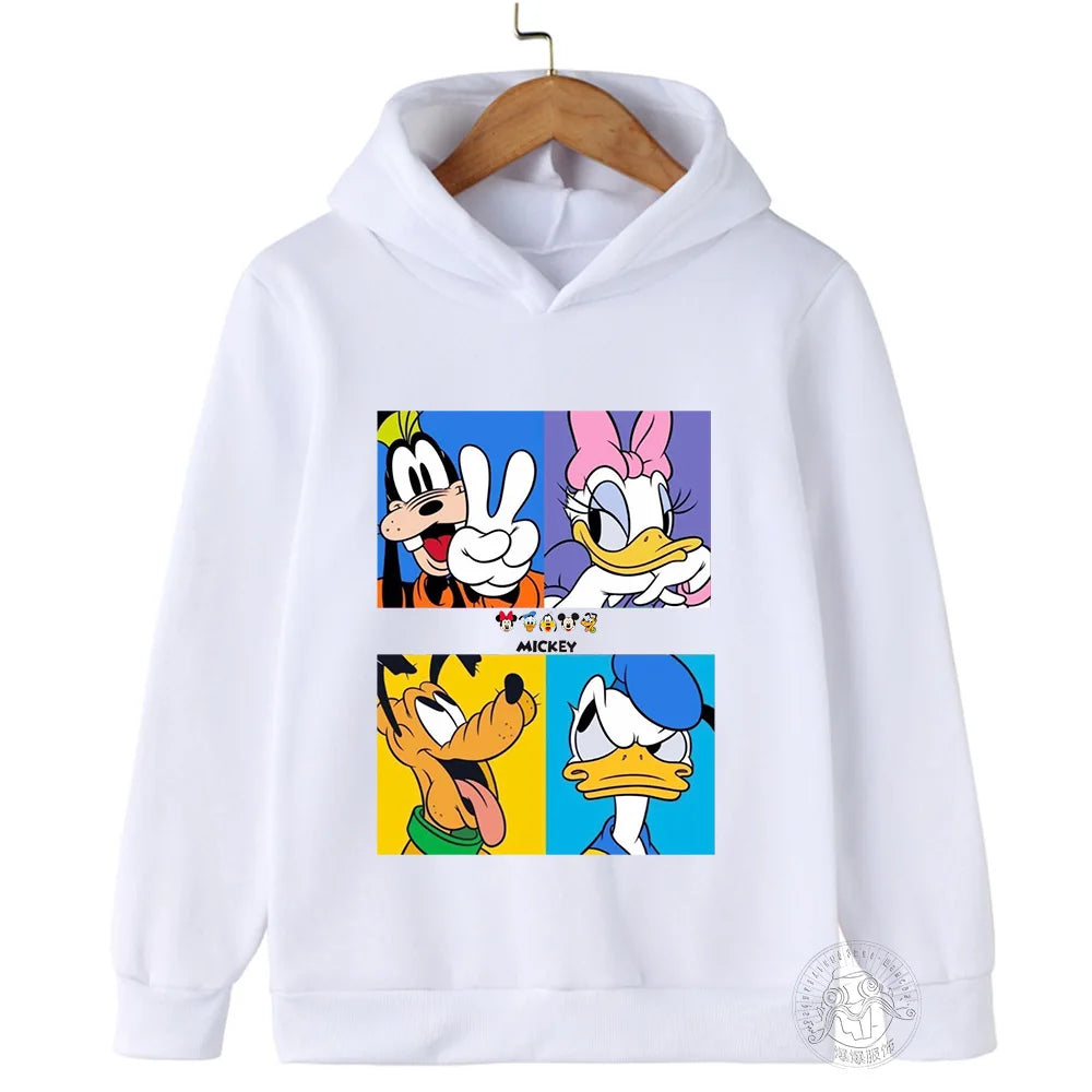 Sweatshirts Manga Anime Mickey Minnie Mouse Hoodie Kid