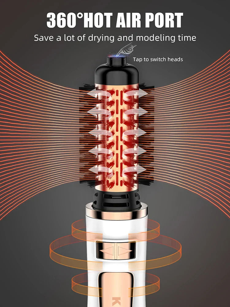 Kemei 2 in 1 Hair Dryer Hot Air