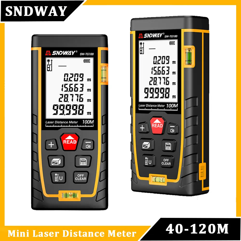 SNDWAY Laser Distance Meter Digital Rangefinder Mini Laser