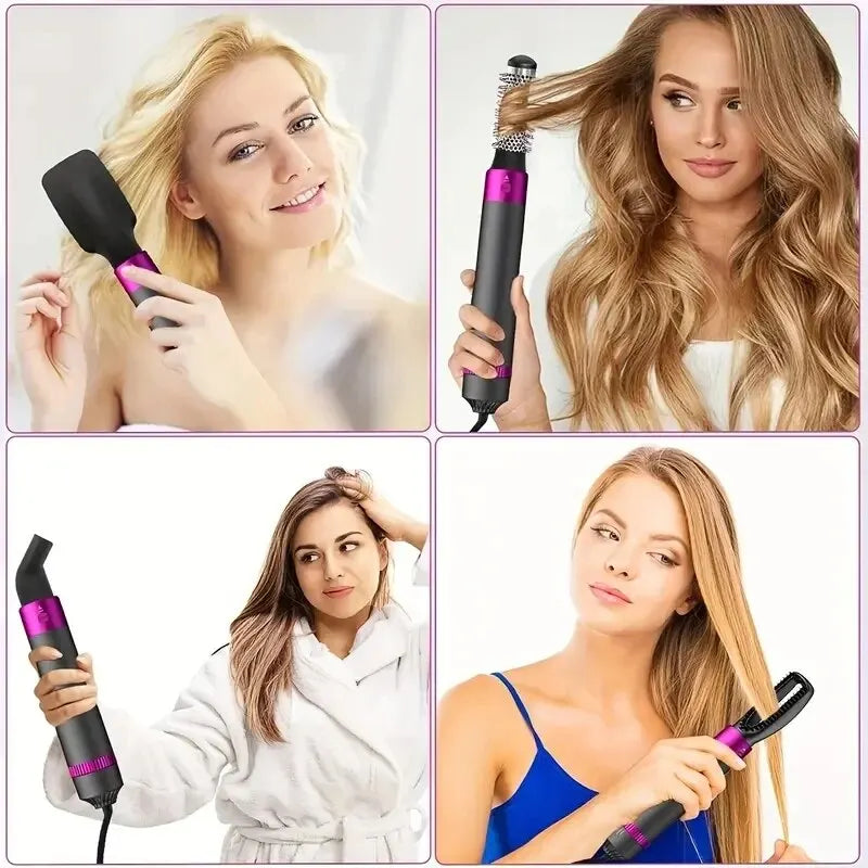 HOMEFISH 5 in 1 Hair Dryer Brush Hot