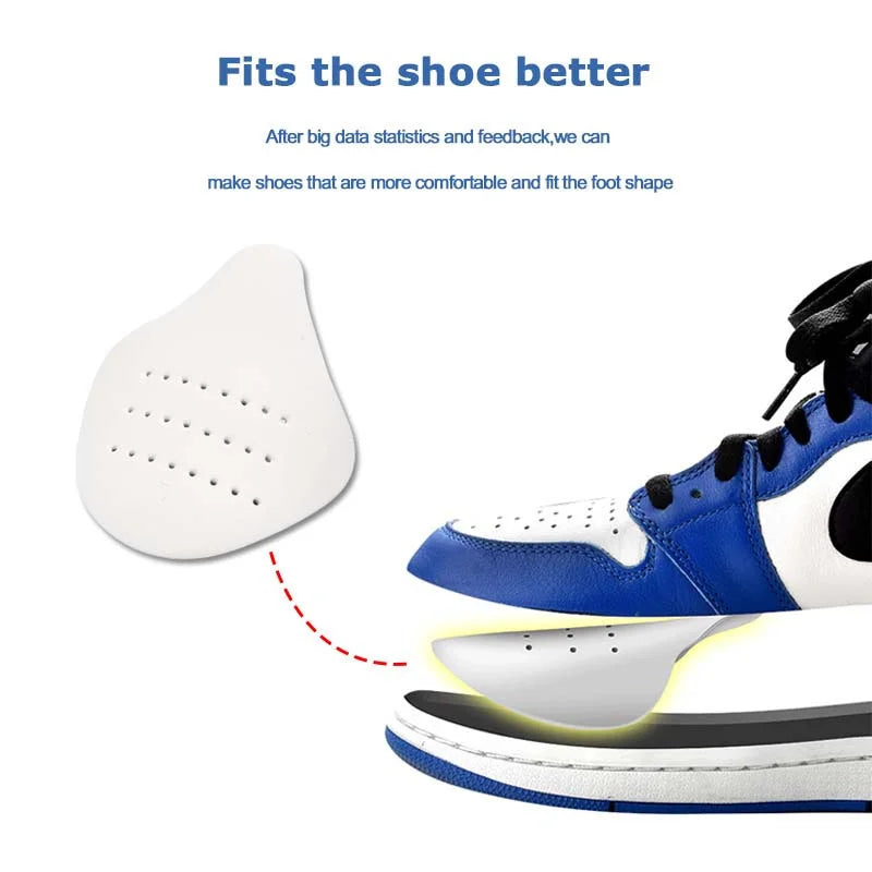 Anti Crease for Shoe Protector Toe Caps Support