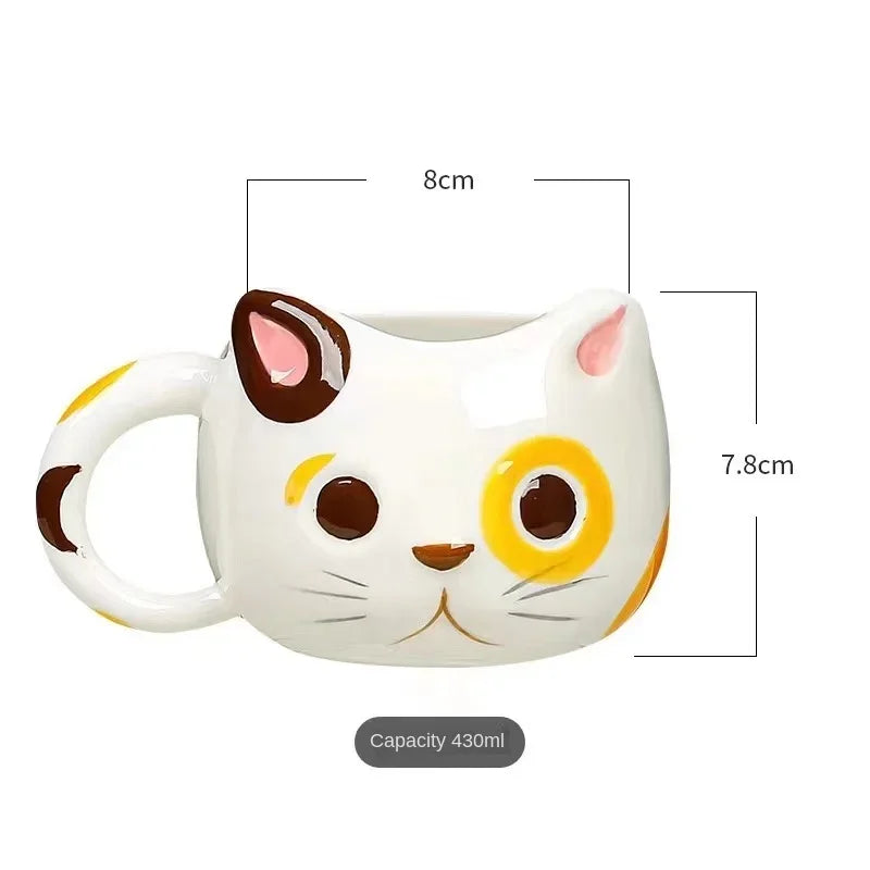 Creative Cat Shaped Mug Cups of Coffee Cup