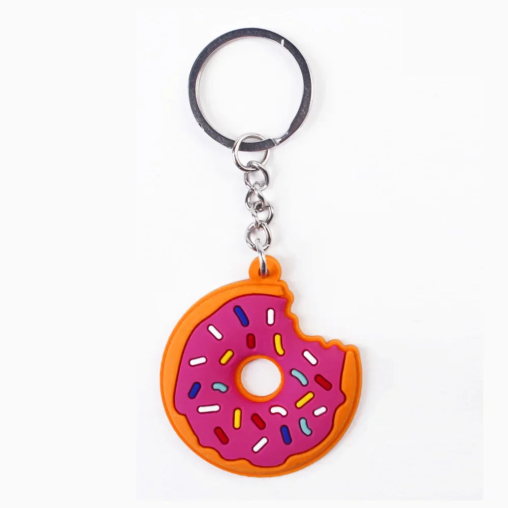Creative Sweet Donut Keychain Party Favors Kids Food