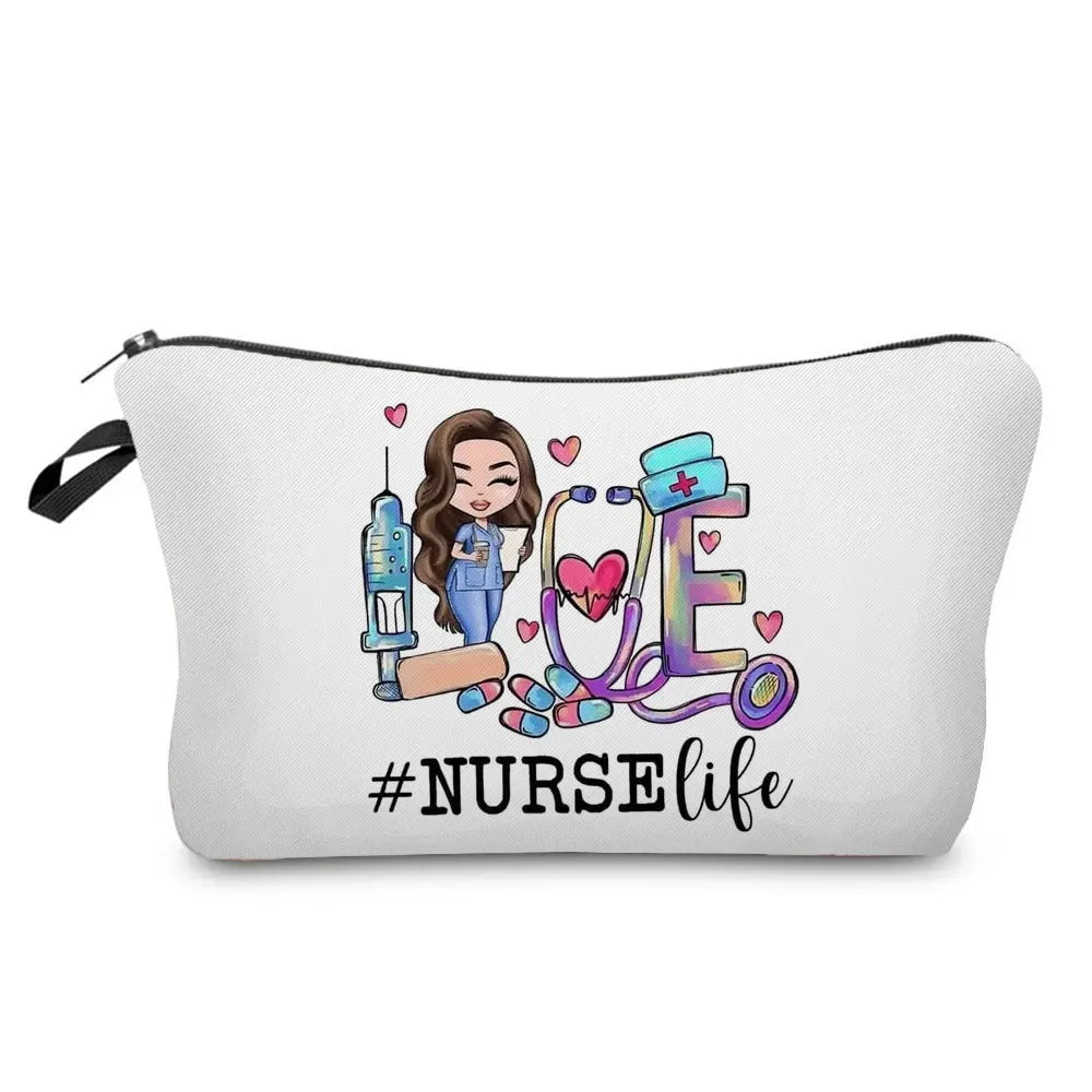 Nurse Makeup Bag Women Cosmetic Bag Toiletry Travel