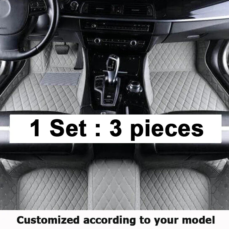 Custom Made Leather Car Floor Mats For Toyota