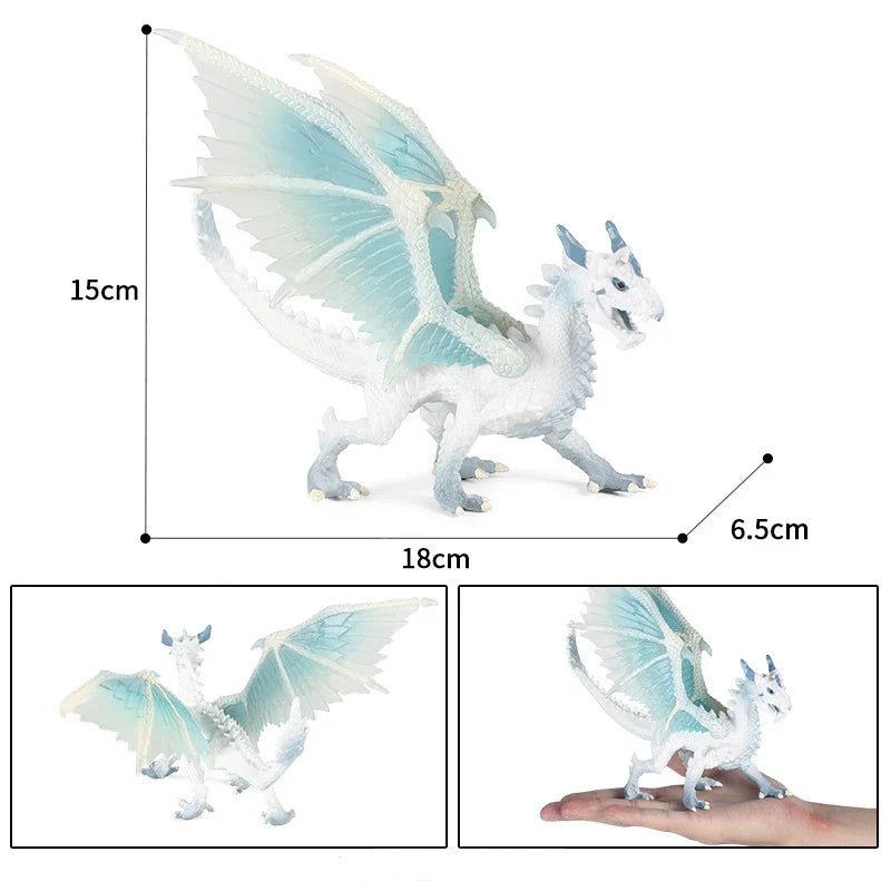 New Mythical Animal model dragon figurines ice devil