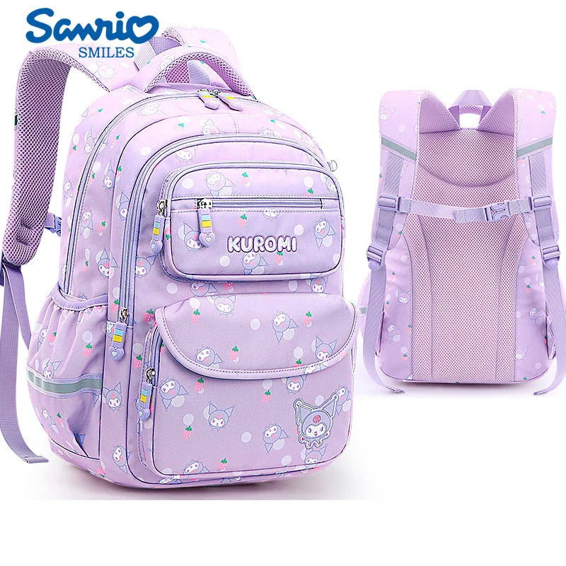 Sanrioed Hello kitty Schoolbag Cartoon Strawberry Kitty Cat