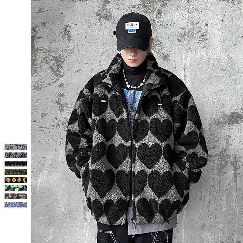 SEVEYFAN Men's Jacket Hip Hop Jackets Tie Dye