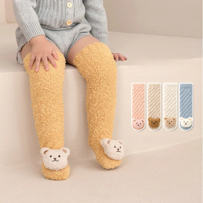 Newborn Baby Socks Cute Bear Socks Infant Kid