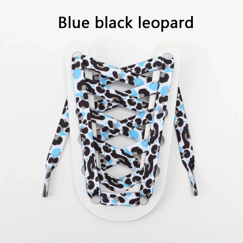 Animal Pattern Shoelaces Flat AF1AJ Sneakers Shoe laces