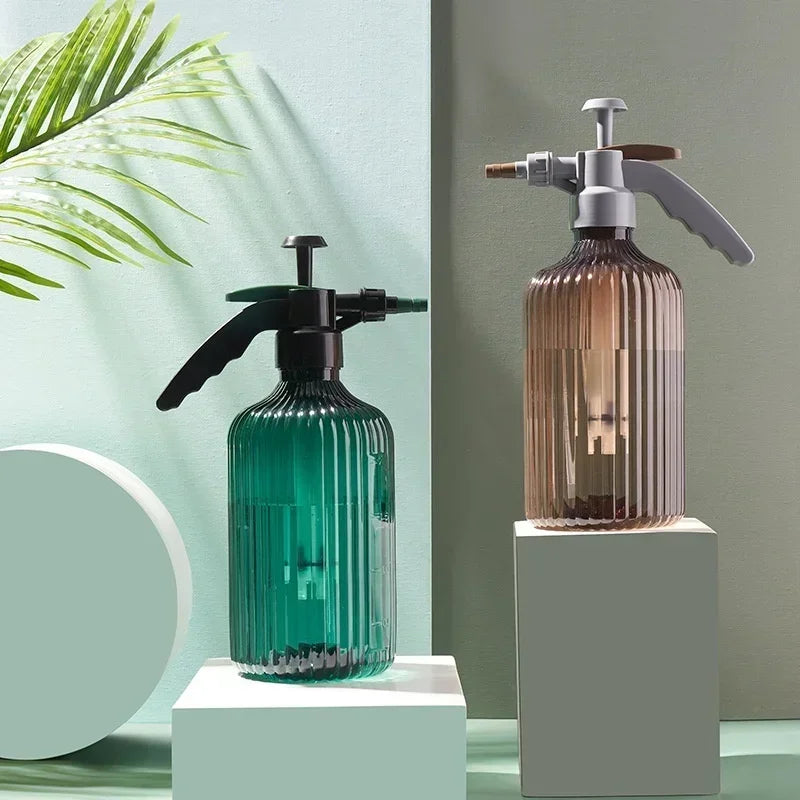 2L Portable Pressure Garden Spray Bottle Kettle Plant