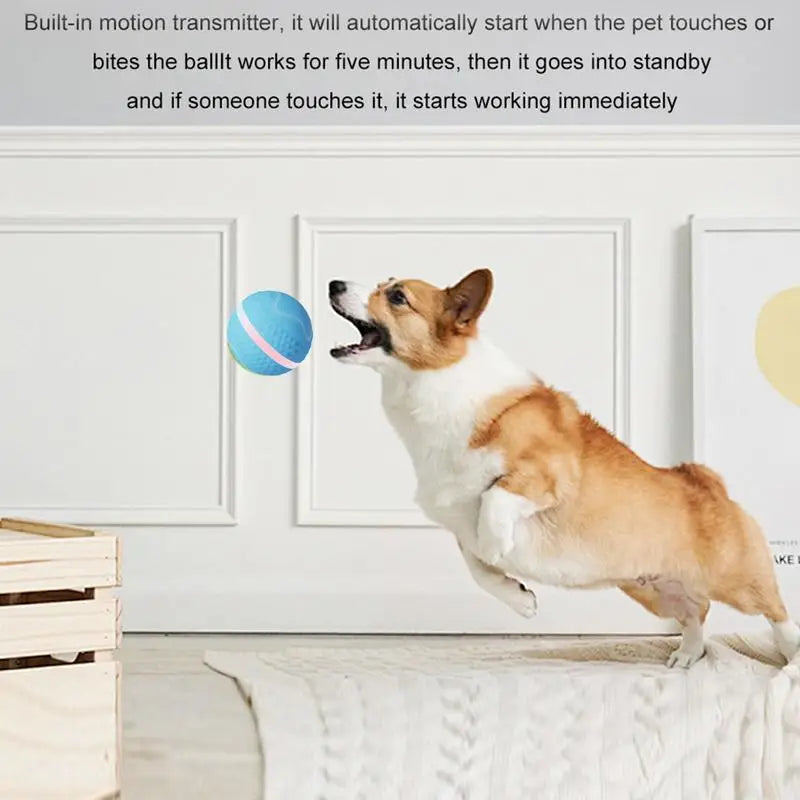 Moving Dog Toy Smart Interactive Pet Ball Automatic