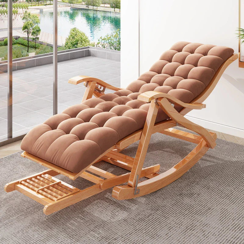Living room Folding Rocking chair balcony Relaxing lounge