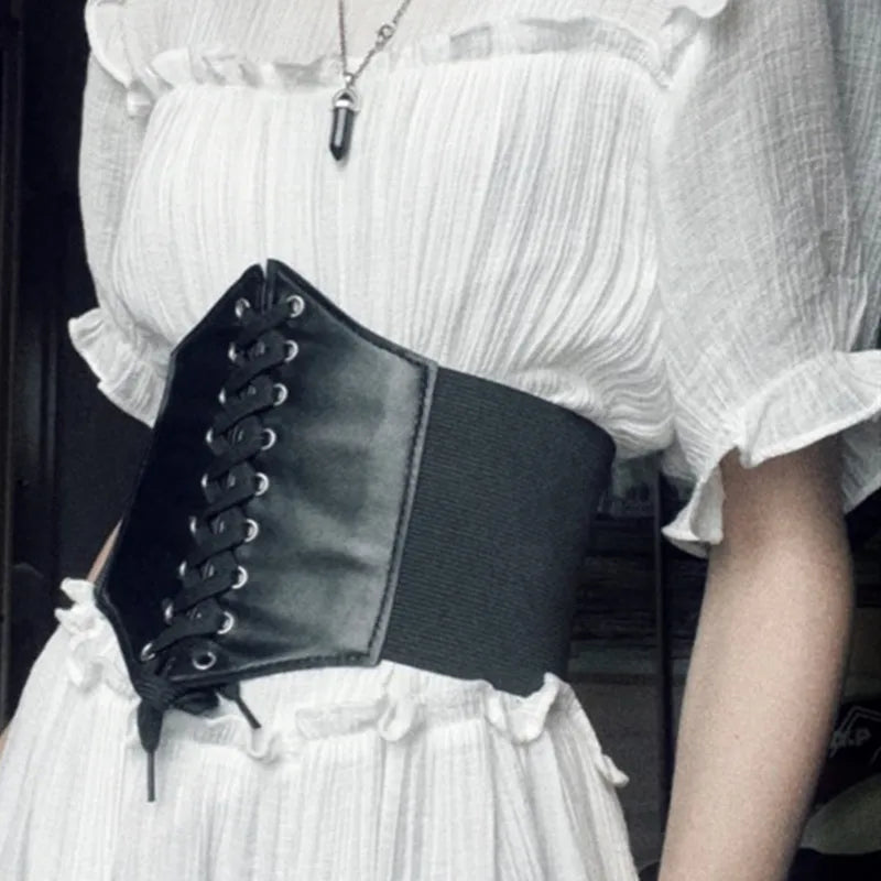 Corset Wide Belts PU Leather Slimming Body Waistband
